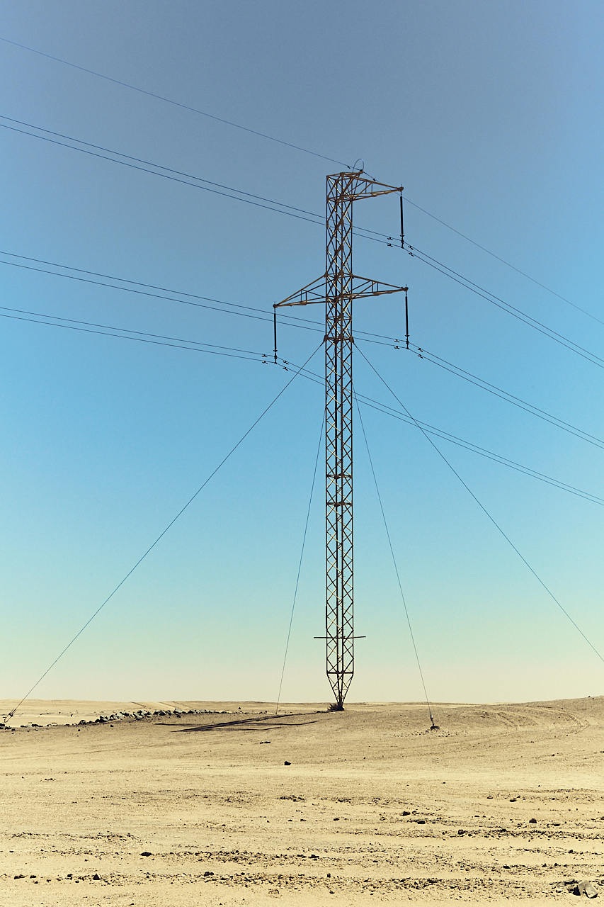 Pylon in desert